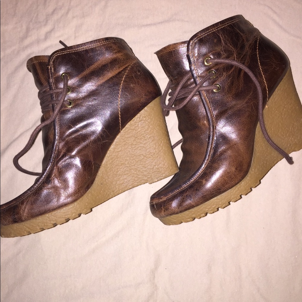 Michael Kors wedge bootie